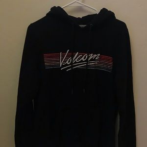Black volcom hoodie